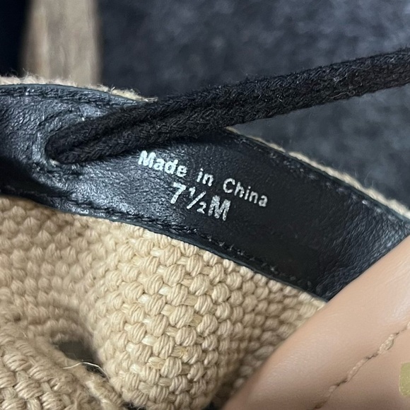 Kate Spade Lafayette Womens Espadrille Wedge Shoes Size 7.5 - Picture 12 of 12